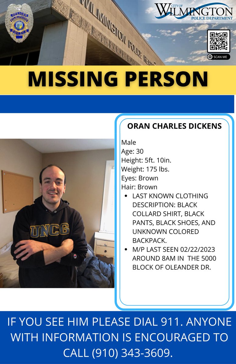 WilmingtonPD's tweet photo. MISSING‼️

PLEASE SHARE: https://t.co/8ySPcx04hC