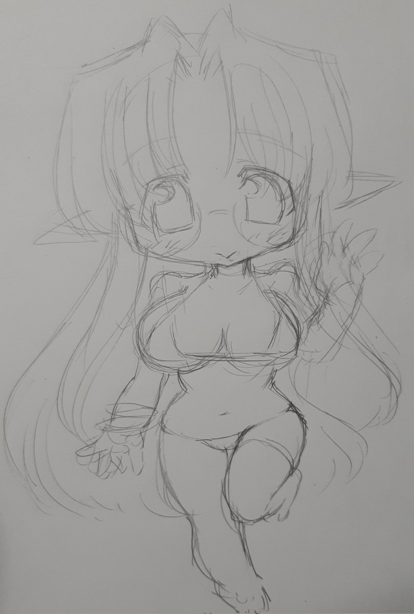 うちのこおさぼり落書きー 