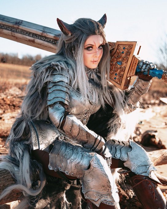 1 pic. My Blaidd cosplay from Elden Ring 🐺

Costume & sword made by me!  
Amazing photos by📷: @worldofgwendana
