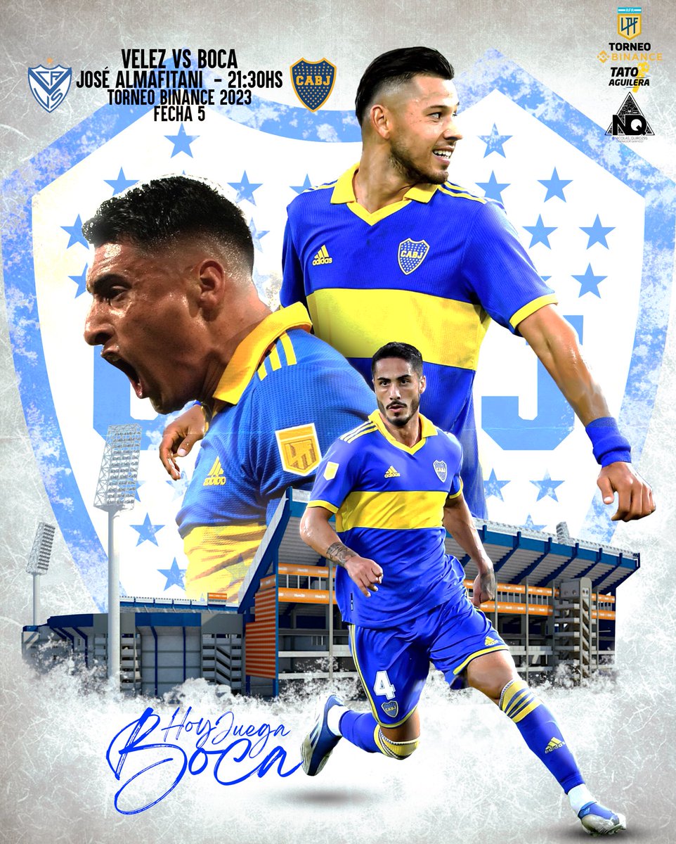 Tato_Aguilera's tweet photo. Hoy Juega Boca ante Vélez en el estadio Amalfitani https://t.co/yheQQGbY5H