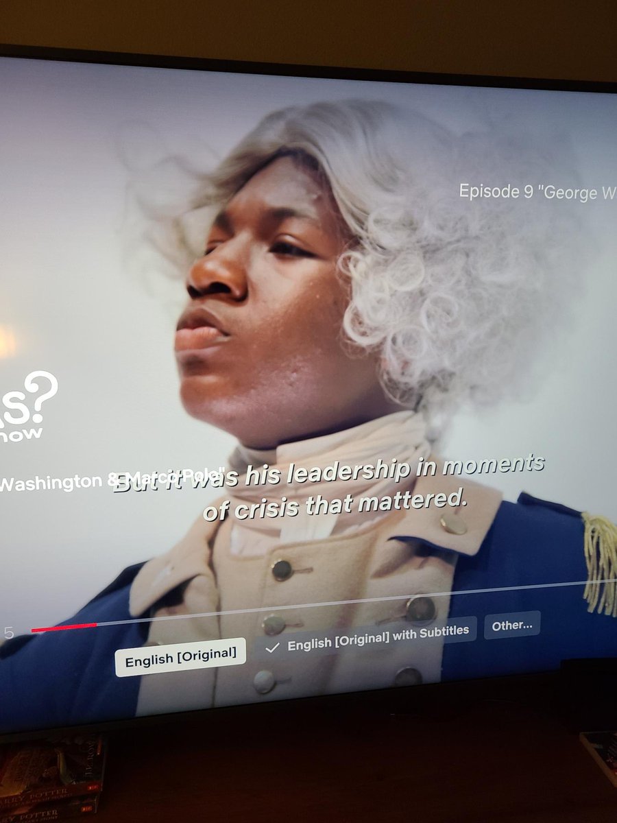 Owen_B3's tweet photo. #Netflix series based on the βWho Wasβ books. Pretty sure George Washington wasnβt black. Teaching kids wrong doesnβt help them learn. #goingwoke https://t.co/o008cJZtmw
