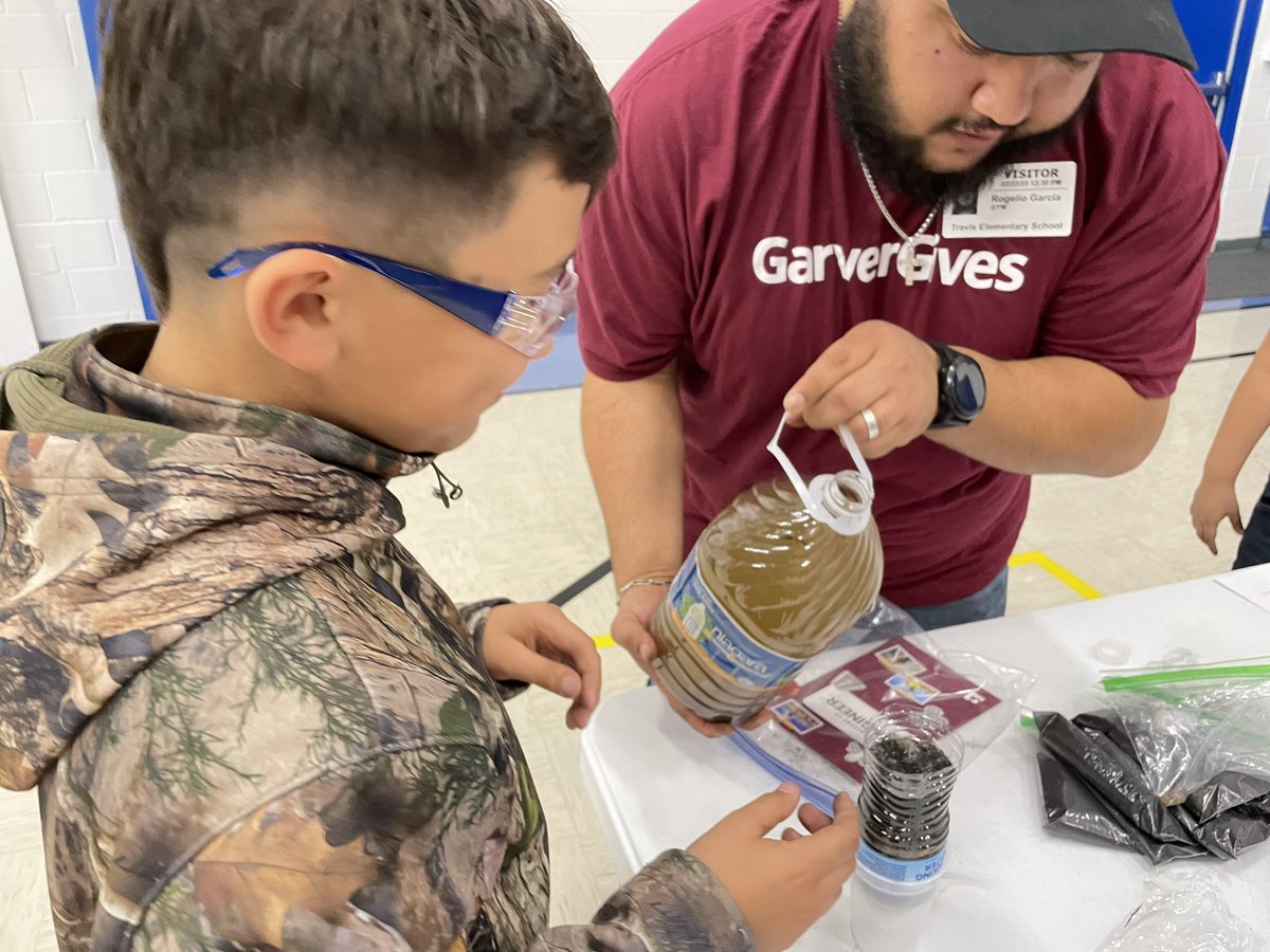 Thank you @garverusa (Harlingen) for hosting such a great hands-on event for our 4th grade STEM students <a href="/TravisILC/">Travis ILC</a>! Water Filtration activity for EWeek <a href="/MrsAlmaGonzalez/">Alma</a> <a href="/Garcia3Diana/">Diana Garcia</a> <a href="/HarlingenCISD/">HCISD</a> #TravisSTEM
