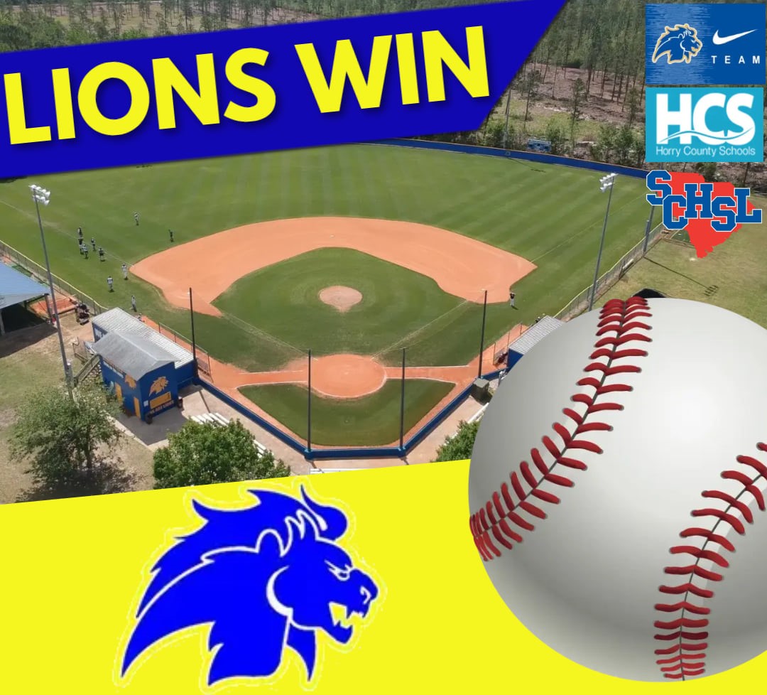 Final (Varsity Baseball)

Loris 16
Carvers Bay 1

Aiden Suggs &amp; Jackson Huff led LHS in hitting, both recording multiple hits. Jackson Graham, Avery Todd, Thomas Cox, &amp; Tucker Graham also added RBIs on the night.

Hayden Day started on the mound for Loris (3 IP, 1 R, 3 H, &amp; 6 Ks)