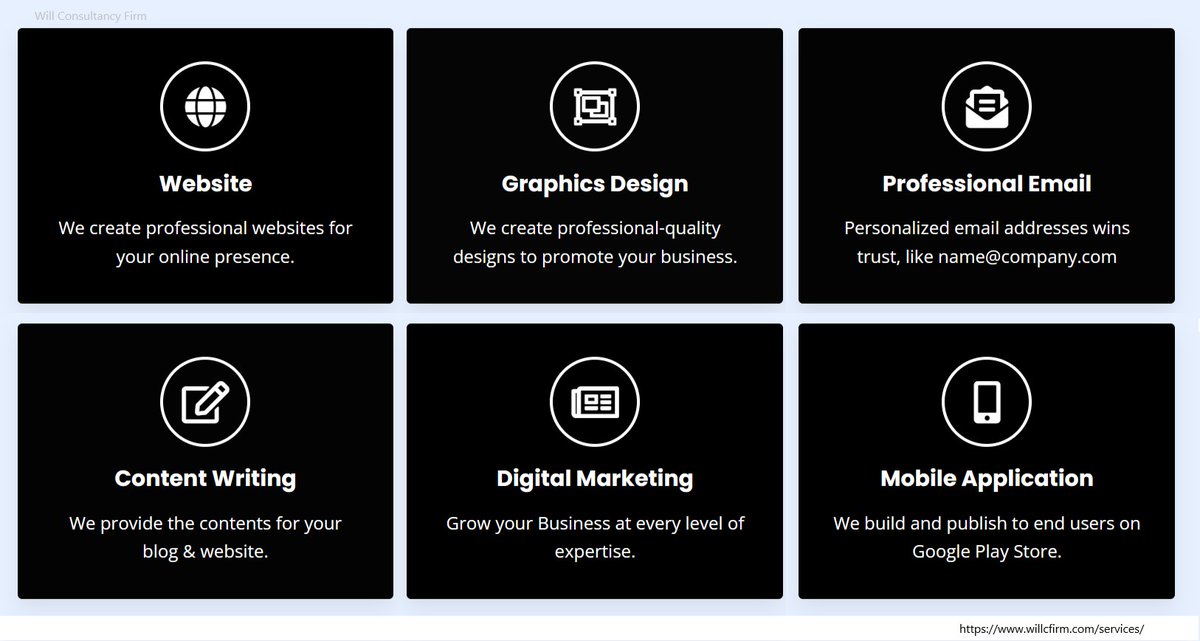 willcfirm's tweet photo. We provide strategic digital solutions like website, graphics design, professional email, content writing and digital marketing.

#willcfirm #willconsultancyfirm #itservices #consulting #business #growth #website #graphicsdesign #professionalemail #digitalmarketing https://t.co/UdPAnURNKZ