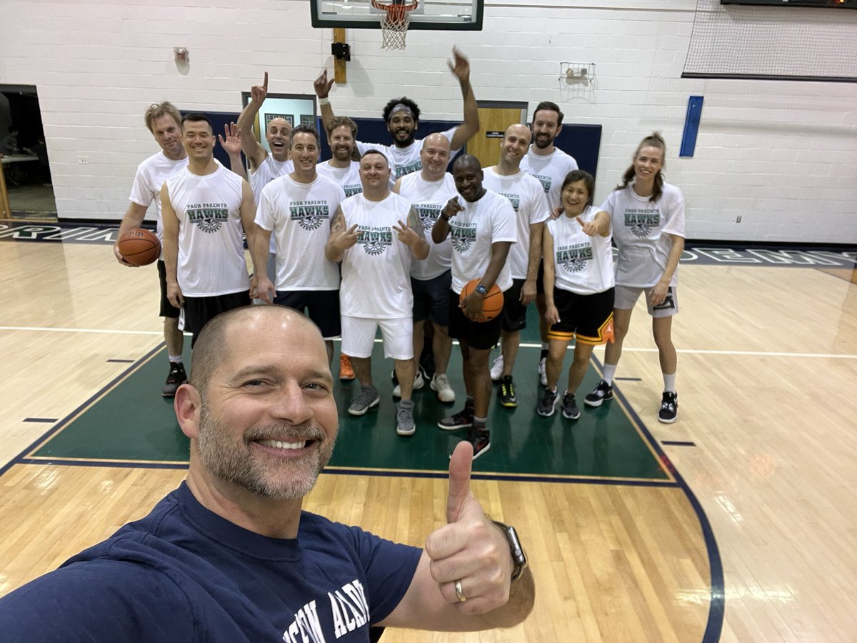 rikdugan's tweet photo. What a night! Parents vs. Faculty/Staff Basketball Game is back @PrincetonAcadSH after a pandemic pause. #community building at its best! Congrats to our parents on a solid win. #PASHProud of our Faculty/Staff Team &amp; amazing coaches- way to hustle! #GoHawks @HAWKS_Athletics https://t.co/pitRSkbOlW