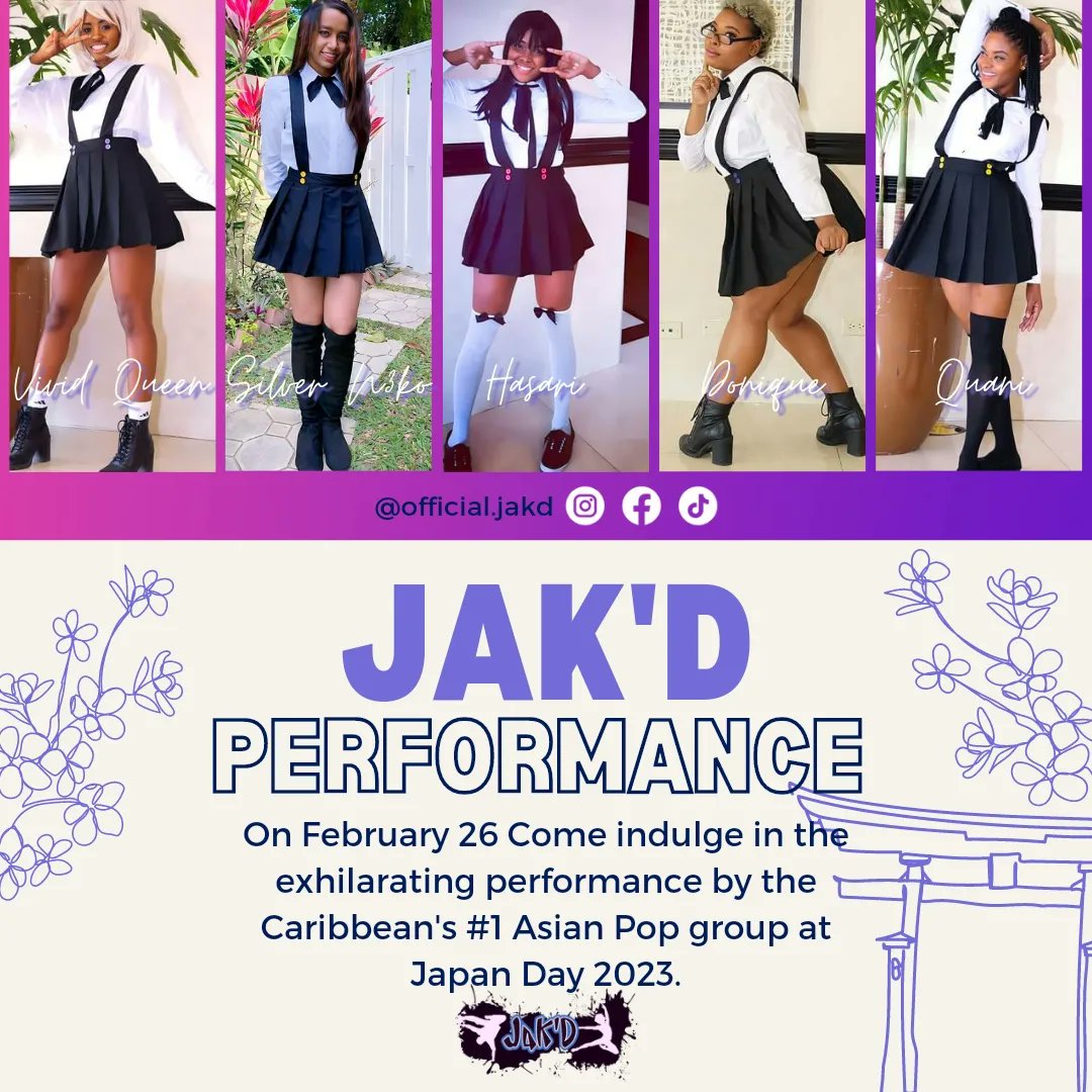 AnimeComFest's tweet photo. Japan Day 2023 is at The Jamaica Pegasus Hotel, New Kingston and it's The only place to be this weekend!☺️🇯🇵

Via @official.jakd We're all gearing up for this year's @embassyofjapaninjamaica
#JapanDay . See you there!
#jamaicakpop

~ ignore tags~
#jakd #JapanDay2023 #jpop #kpop https://t.co/Oz1PzxKo8s