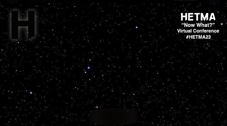 The #HETMA23 conference was out of this world! Thank you so much <a href="/HETMA_org/">HETMA</a> and all the amazing #avtweeps for an informative, fun, community building three days 🖤 #higheredav #edtech #virtualconference #dei