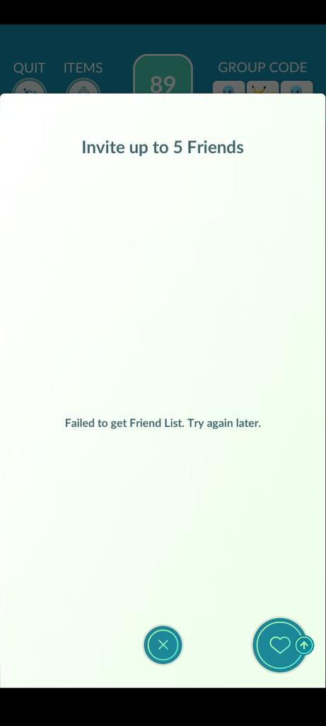 KnightFall_1's tweet photo. This was working on Monday all the way up to Wednesday and stopped Wednesday night. Not the first time I have had this issue or having brought this up either when not on WiFi the friend's list won't load. What is going on with this @NianticHelp, can we keep it as fixed for once? https://t.co/akLZzpQxIe