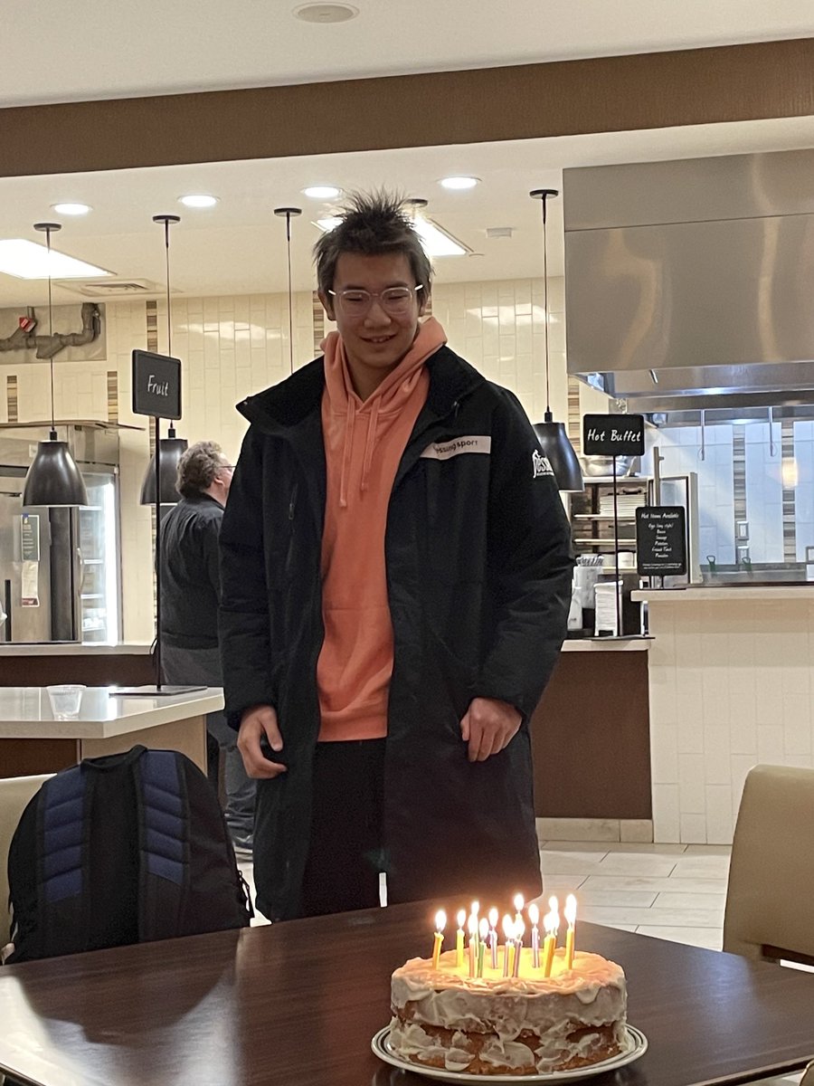CCDS_Sports's tweet photo. Happy Birthday Weichu!  Finished 9th in the state at OHSAA Swim Meet and now we can celebrate his birthday! https://t.co/XbDWqQotGL