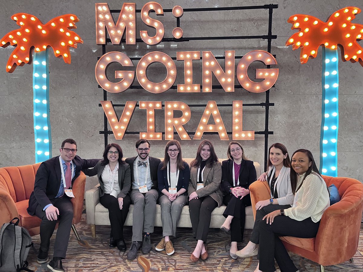 SamRomanMD's tweet photo. Hopkins representing at ACTRIMS Forum 2023! Past, current and clinical fellows 🧠🤓
#actrims #actrimsFORUM #HopkinsMSCenter #goingviral 
@drmystimd @ShuvroRoy @EmilySchorrMD @AlexSimpsonMD @EllenMowryMD @KateFitzg @agfilippatou @drgillyweed https://t.co/9hu9DVKD5D