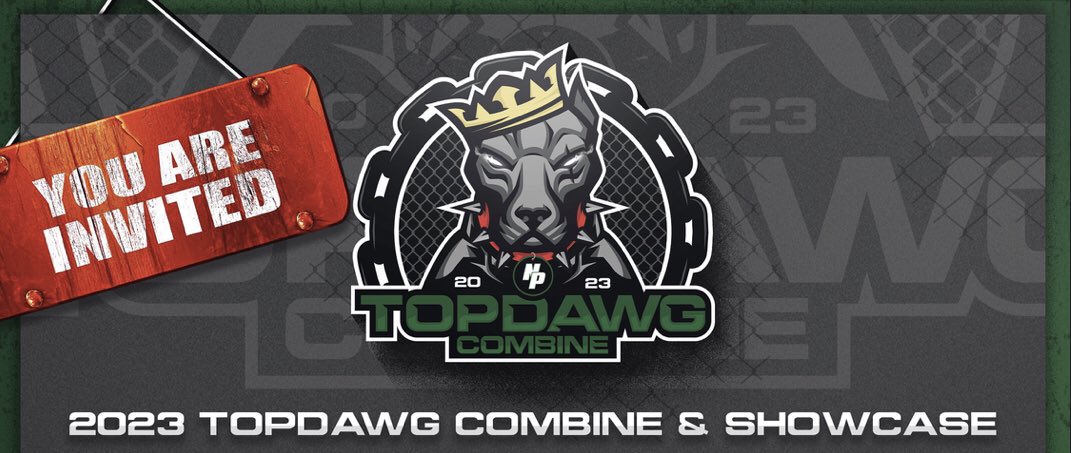 Blessed to receive an invite from the TopDAWG combine thank you! <a href="/NPCoachZim/">Donnie Zimmerman</a> <a href="/NPShowcases/">National Preps Showcases</a> <a href="/tdhald/">Todd Haldis</a>