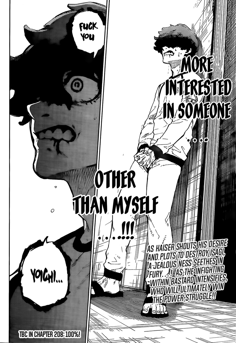 abyssxl_'s tweet photo. #BlueLock207 Blue Lock never beating the undercover BL allegations tbh, "imma devour you" yeah okay bro. Remove the ego shiz context and read 90% of the panels https://t.co/jtjscWHZgY