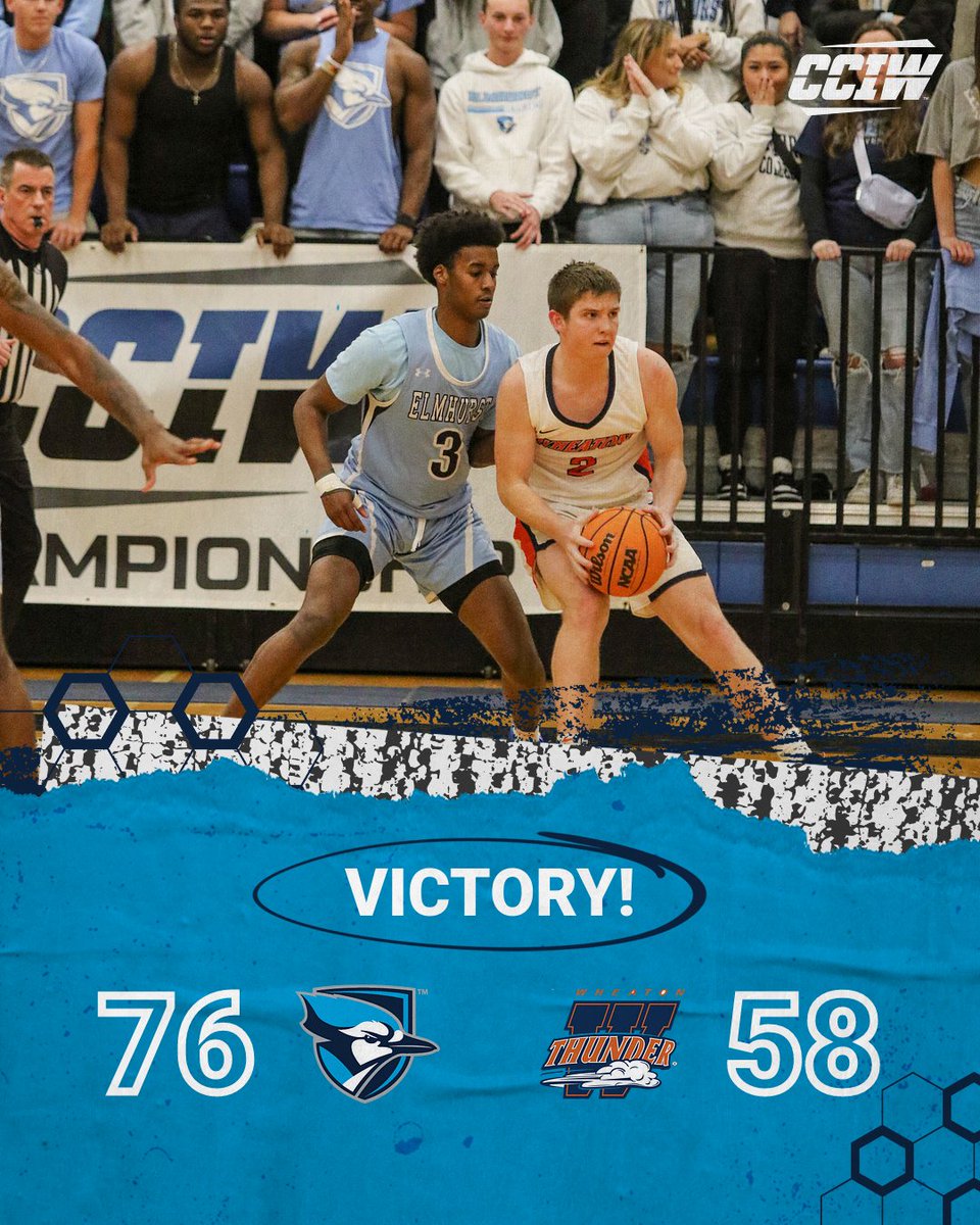 ElmhurstBluejay's tweet photo. BLUEJAYS WIN! Onto the @CCIW_Athletics  championship game! #RollJays https://t.co/Jh1H90blPb