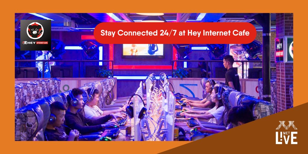 MetLivePH's tweet photo. 🎮In search for high speed internet for your gaming needs? At Hey Internet Cafe, you can game all you want, whenever you want! From solo play to gaming with friends, slay your enemies here! 

Drop by Met Live any time to play! 🕹 https://t.co/oLZK0tq49Y