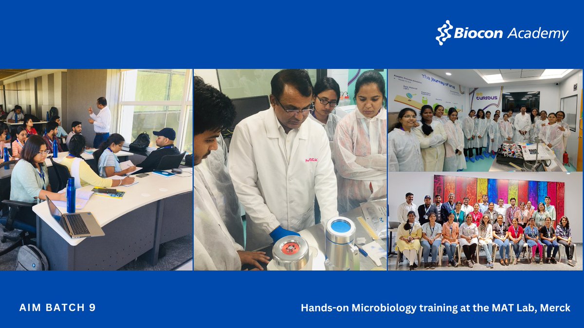 Biocon Academy on Twitter "Our students of the BITS Biocon Certificate Program in Applied