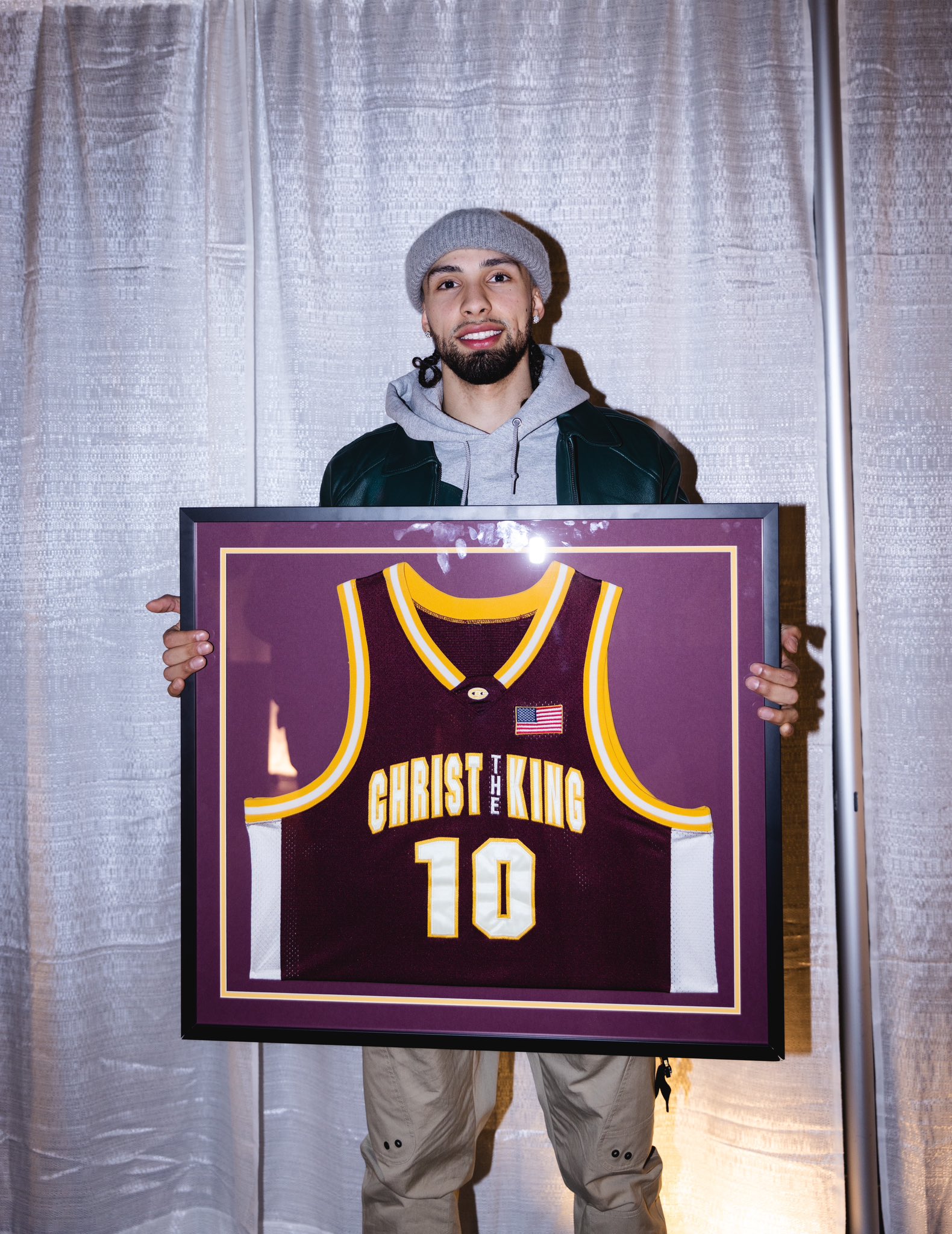 Pelicans' Jose Alvarado gets jersey retired by HS alma mater