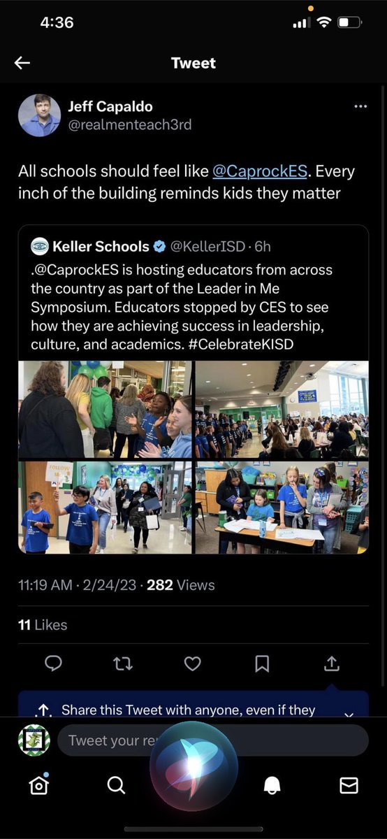 Selfteaching's tweet image. Confirmation. The school I get to work at loves kids. @CaprockES  does what is best for kids. It was such a huge compliment today from @realmenteach3rd  to tweet this. Your kind words made our day. Thank you