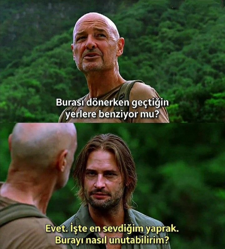 Sawyer karizması diye bir şey var.. #Lost