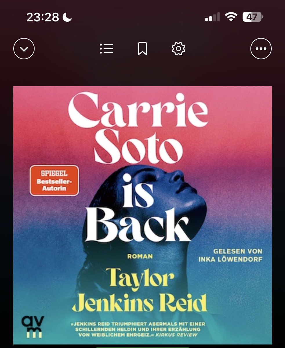 Heidi_Germany's tweet photo. @goodreads Starting with „Carrie Soto is Back“. Also continuing the buddy read of „Lessons in Chemistry“ https://t.co/jD0Ml5KBI5