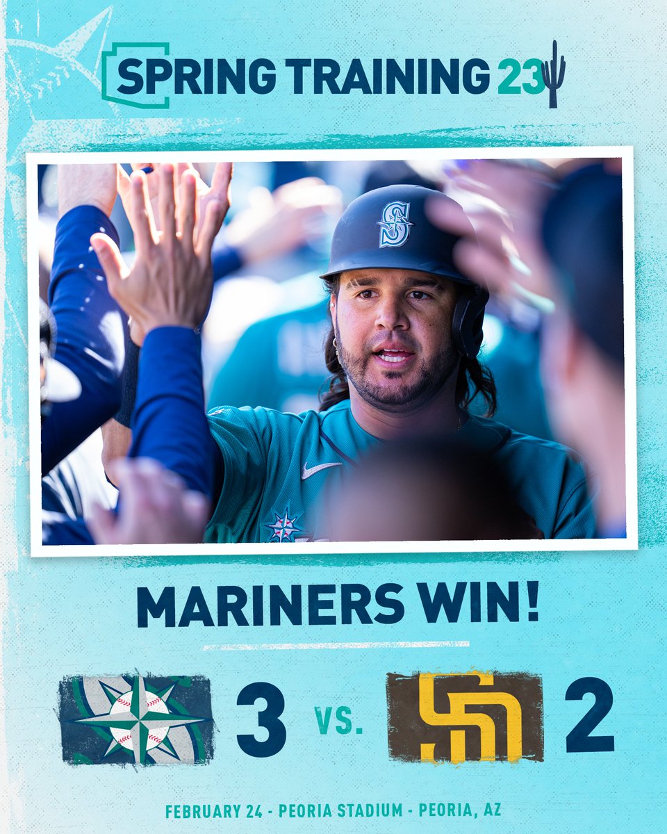 Seattle Mariners on X: Starting Spring with a dub. #SeaUsRise