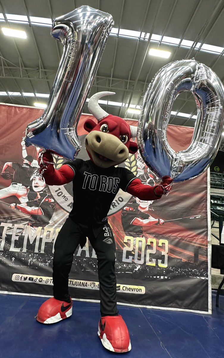 En Toros de Tijuana somos un gran equipo y estos diez años han significado esfuerzo, voluntad, apetito de éxito, armonía y la búsqueda de la consolidación de una organización que contribuye para su comunidad.  

¡Felicidades <a href="/torosdetijuana/">Toros De Tijuana 🐃⚾</a> en su semana de aniversario! 🎉🐃