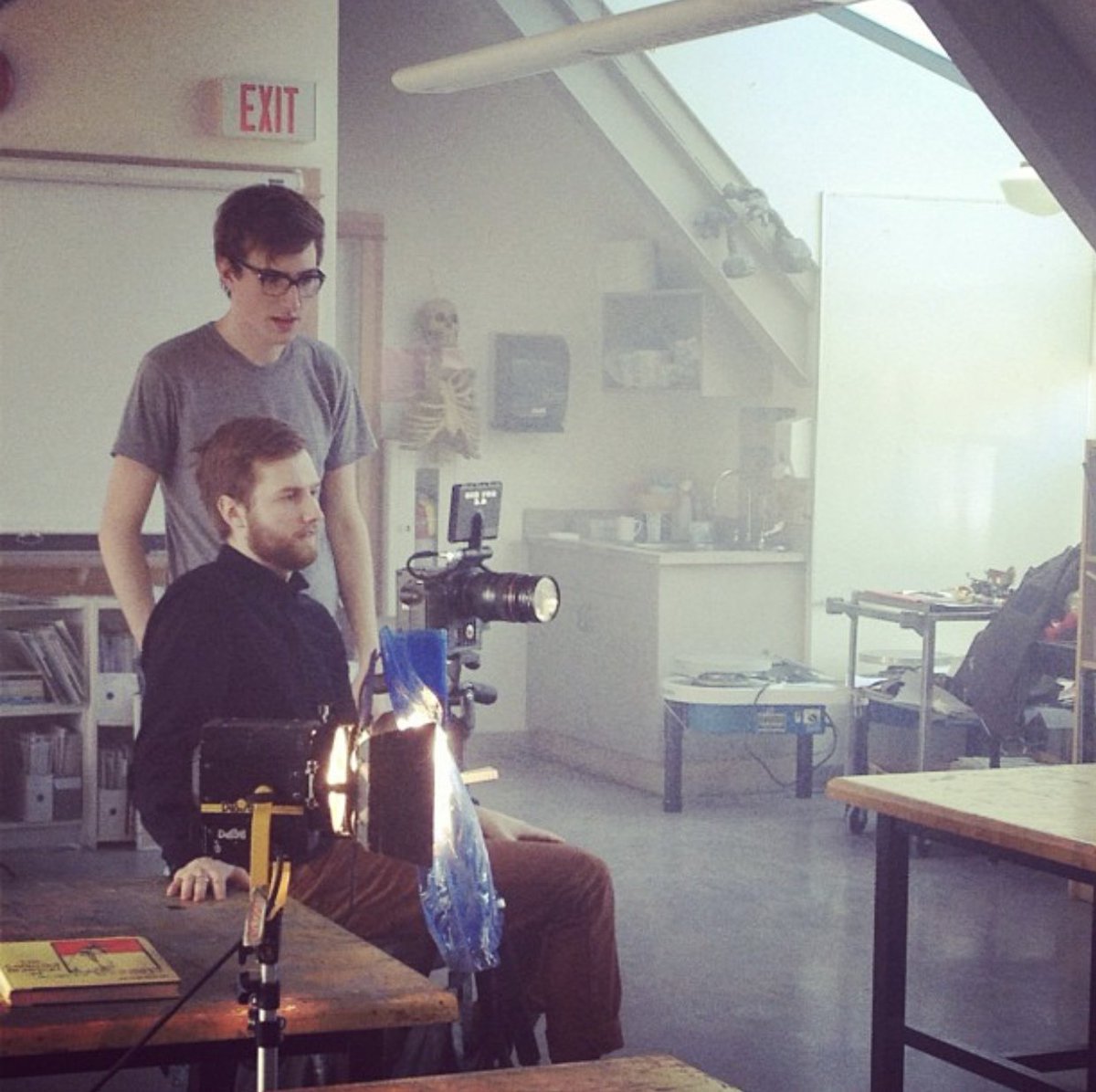 10th anniversary of me and <a href="/opdbrooks/">Oliver Brooks</a> shooting our first music video together. It was a complete disaster ❤️