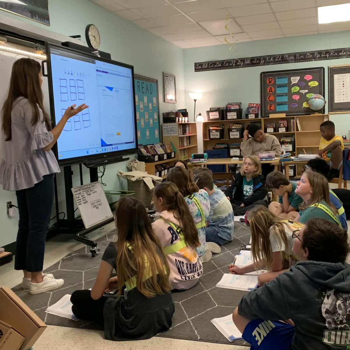 Teacher Spotlight:
Ms. Deta Weaver, the Mary Poppins of Upper Elem, started subbing at Axson &amp; when she made Jacksonville her home, she joined Axson permanently. Ms. Deta is a gentle but firm, and supports students in growing in all areas. We are so thankful Ms. Deta chose Axson!