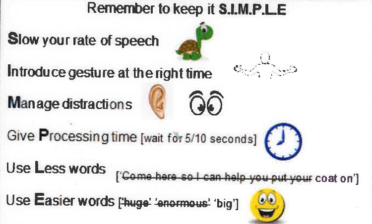 Understanding classroom language can be a challenge for many children in mainstream schools. Supporting teachers to adapt and reduce language levels is a key part of our role as SLTs in RISE NI #MySLTDay