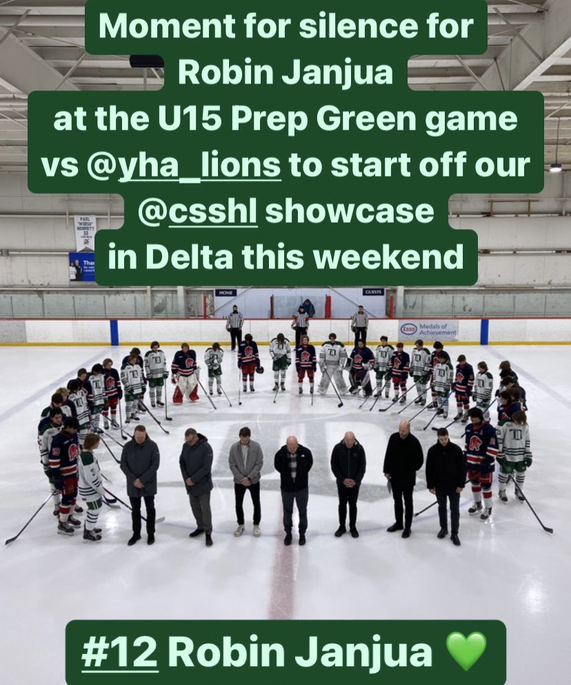 DeltaWildHockey's tweet photo. Moment of silence for Robin Janjua 💚 https://t.co/wONjSLCG5O