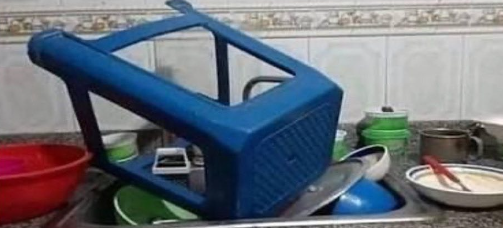 Cuando mi familia sabe que me toca lavar los platos