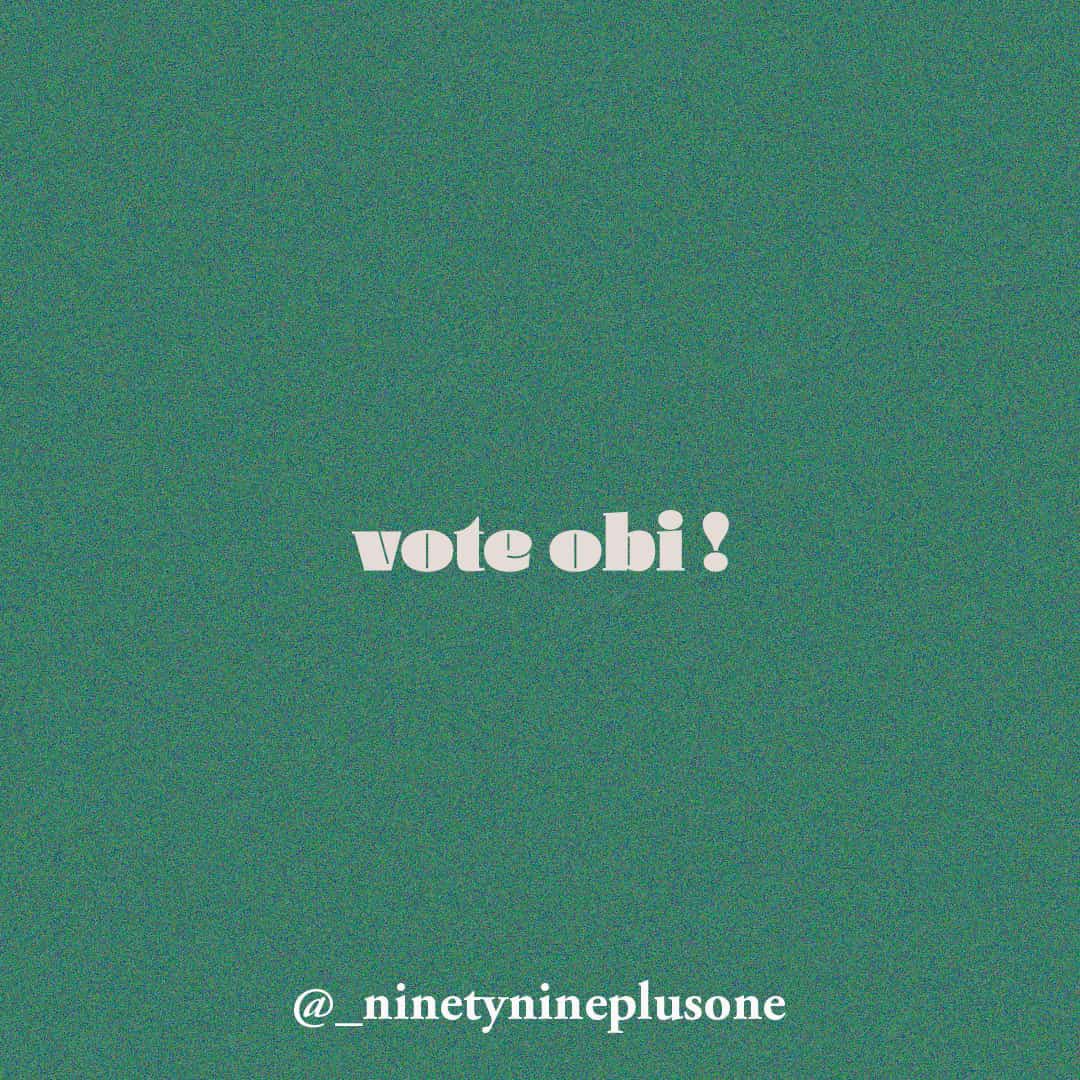 drjallo's tweet photo. Please, be reminded! Papa, Mama, Pikin
Labour Party.
#VoteObi https://t.co/Ywg45xA63z
