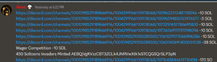 JaxD__'s tweet photo. @NeonOnSol @SoltoonsArcade @WeepingNFT @MagicEden @TheMagicDAO He mentioned he spent like 263sol on marketing. but he is still holding 2nft as prize (20 sol) that didn’t send out .
So he only sepnt like 243sol totally on marketing . https://t.co/1tX5E78PR9