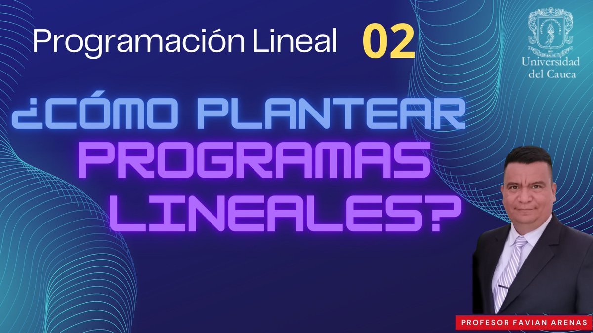 ProfesorFArenas's tweet photo. ¿Cómo plantear los programas lineales?🍗 
El problema de la dieta. Curso de programación Lineal.
https://t.co/6YbfHZrZQB
#InvestigaciónDeOperaciones
#Investigaciondeoperaciones
#InvestigaciónOperativa
@ProfesorFArenas https://t.co/hrsGBmZ8ym