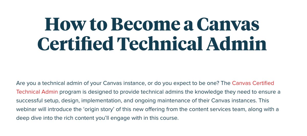 It's Finally Out!  You have Qs about the Canvas Cert Technical Admin program, then take a listen with @mskeefe  @KCTesterman & the amazing @Canvas_by_Inst team - Find out more bit.ly/3SwE7Ir #canvasfam #canvaslms