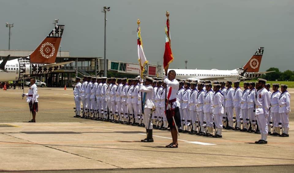 FijiNavy's tweet photo. #ICYMI 
🇫🇯 Supporting @ForumSEC Special Leader’s Retreat

🤿 Divers continue with work-up on new 🇺🇸 dive equipment

👷🏾‍♂️Engineers undergo engine maintenance course with @USCG 

🇫🇯⚓️🇳🇿 will now represent the SW Pacific Hydrographic Comm. interests at Int. Hydrographic Council

#Fiji https://t.co/OGnpmXd9EO