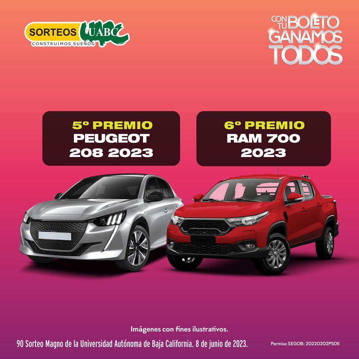 Sorteosuabc's tweet photo. Ya está aquí el 90 Sorteo Magno 🤑🎫.
Más y mejores oportunidades de ganar que antes🙌.
#ConTuBoletoGanamosTodos
#90SorteoMagno #ConstruimosSueños #UABC https://t.co/VBFc4gyB2c