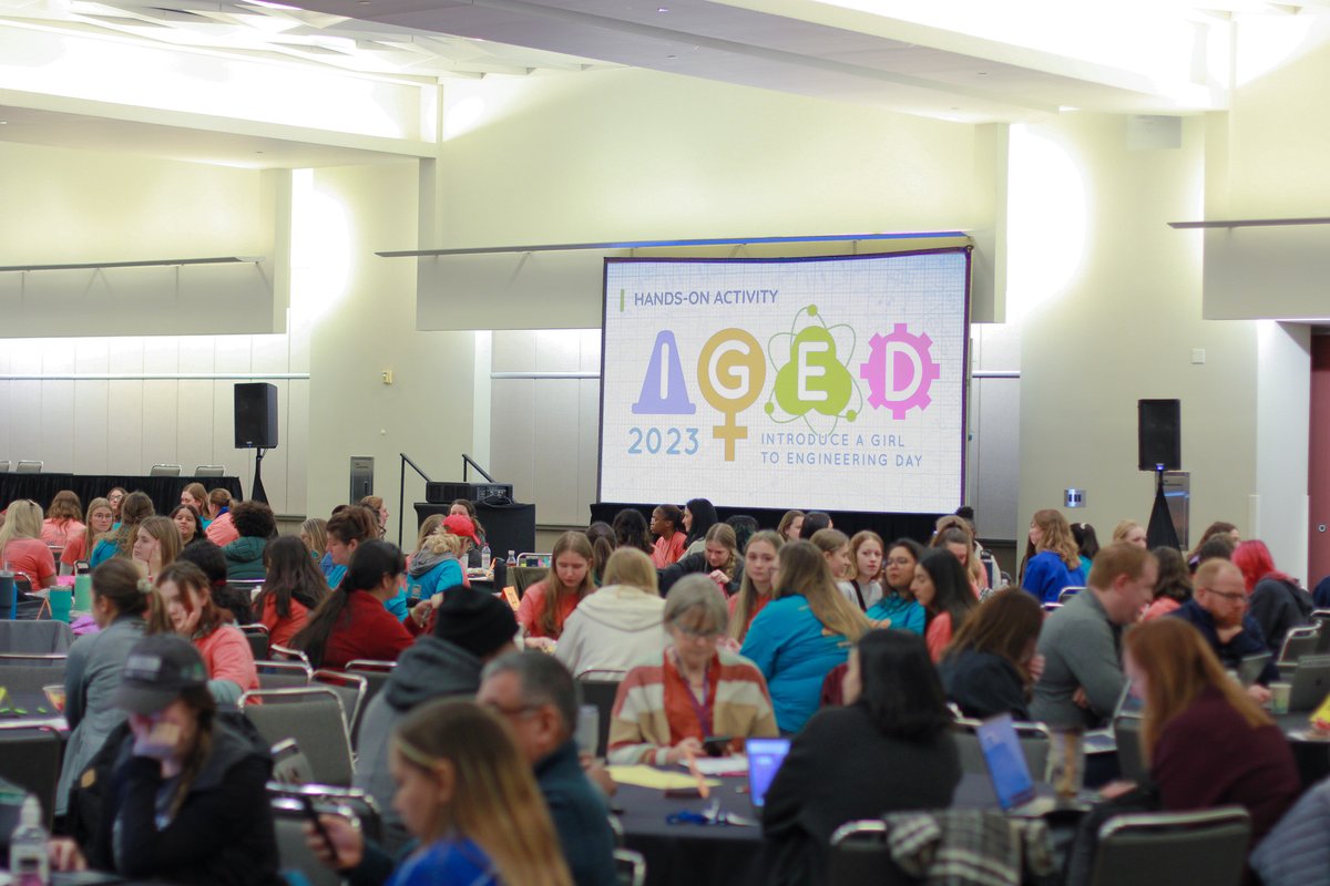 BHC_ENG's tweet photo. BHC enjoyed attending Introduce a Girl to Engineering Day hosted by @SWEtalk Kansas City. This event showcases the different disciplines of engineering to middle and high school students, laying the foundation for the next generation of #womeninSTEM! #EWeek2023 #IGED https://t.co/R6GpHn1iq8