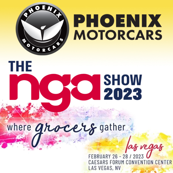 PhoenixMotorEV's tweet photo. Phoenix Motorcars will be attending the annual National Grocers Association event in Las Vegas next week. Stop by our booth to learn more about zero emission forklifts and our lithium-ion technology.  @NationalGrocers #ElectricForklifts #EV #CleanWarehouse https://t.co/2wOHUixbhK