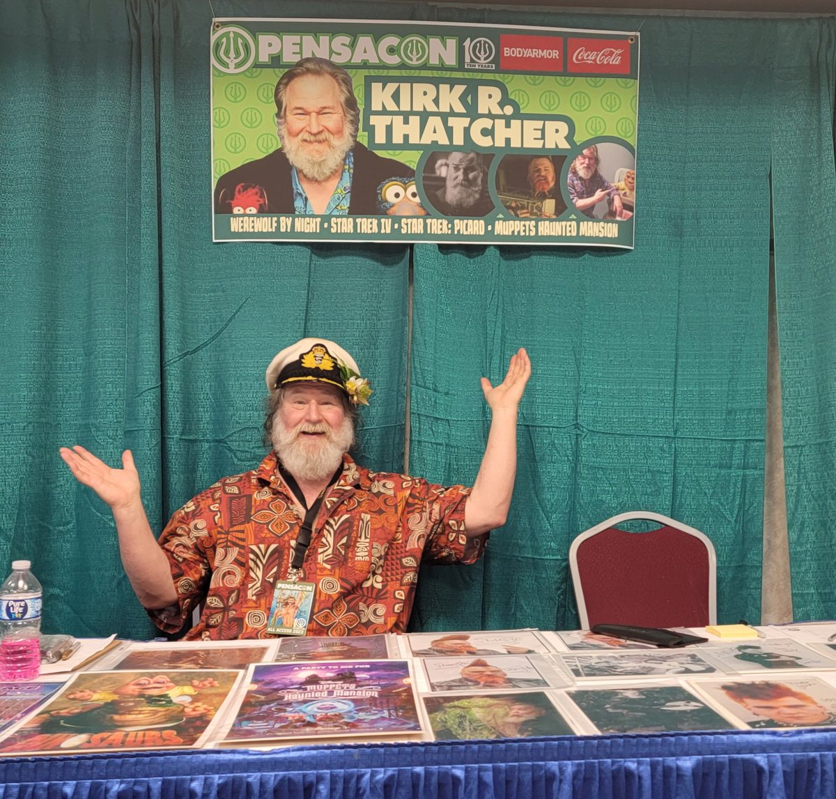 DROP WHATEVER YOU ARE DOING AND COME SEE ME AT PENSACON!! #PENSACON2023 #kirkthatcher #shamelessselfpromotion