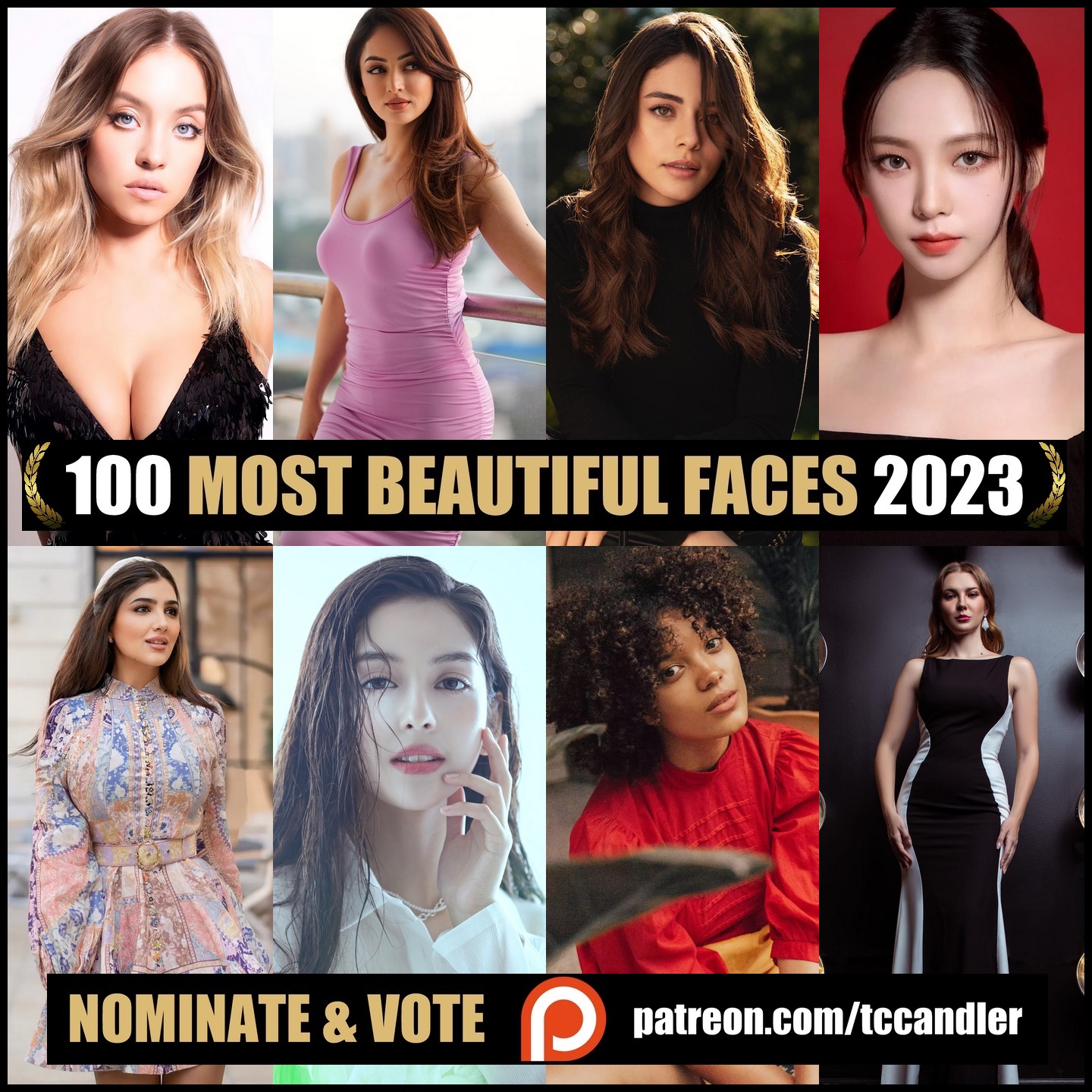 TC Candler on Twitter "Nominations for The 100 Most Beautiful Faces of