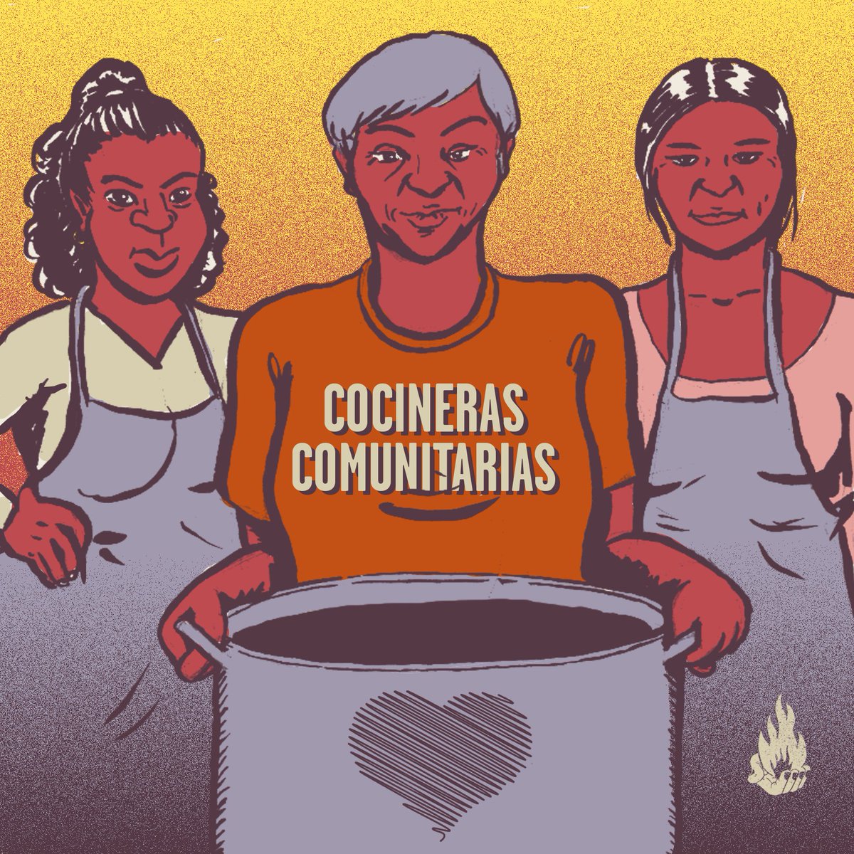 RResistencias's tweet photo. 💜 Reconocimiento de las cocineras populares 

🎨 @luciabrutta

#cocineraspopulares #cocinerascomunitarias #movimientospopulares #economíapopular #comedores https://t.co/zPvMno2ksB