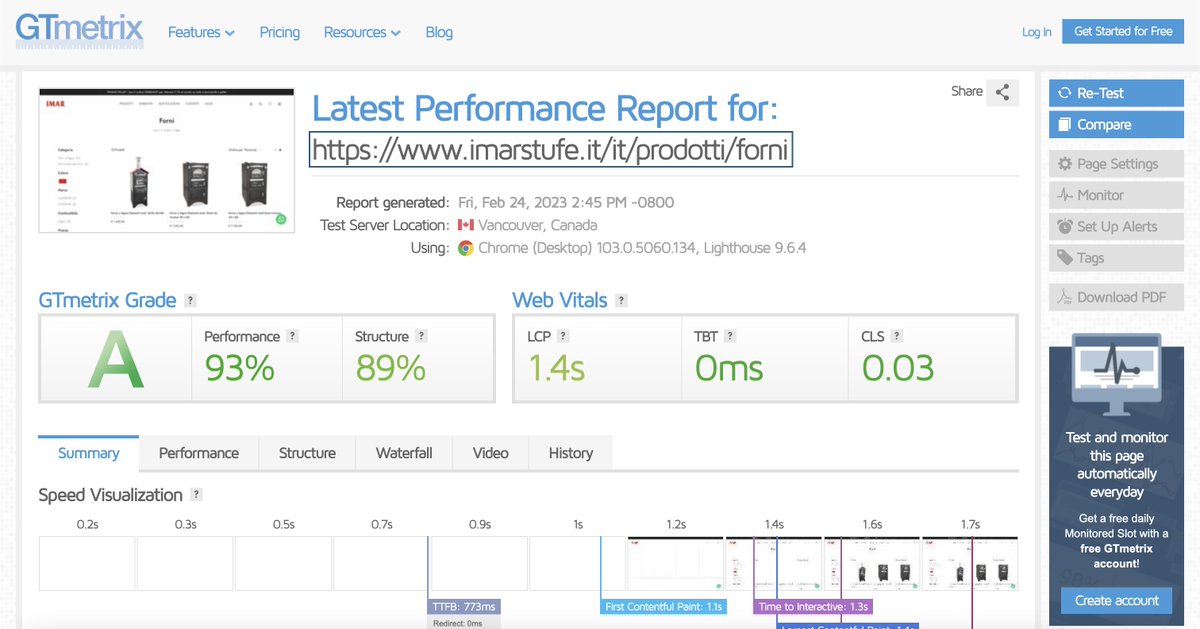 What to do on this friday evening?

Visit an old but good Gtmetrix to test a random page of one of your latest Hyvä - based #magento

And... yes, it's blazing fast <3
Now your weekend sounds better than before :D

imarstufe.it

<a href="/MDOQ_UK/">MDOQ</a> <a href="/hyva_io/">Hyvä 🟢🟢🟢🟢</a>