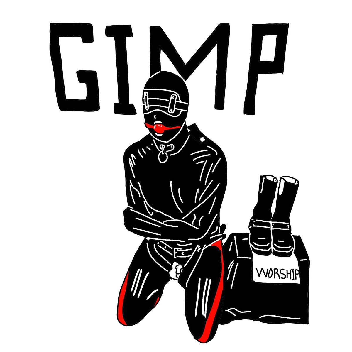geekylatex's tweet photo. Locked up and serving @K1nkMega at the gimp Storage Centre 😈Thank you @Lockedsubuk_v2 for the amazing artwork. #rubbergimp #teamlocked #gaylatex #gayrubber #rubberobject https://t.co/rP7prNw1Xm