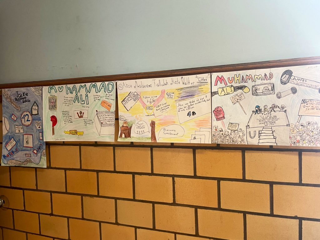 “One Page Posters” to learn about and celebrate Black History Month #LookAtTheseArtists