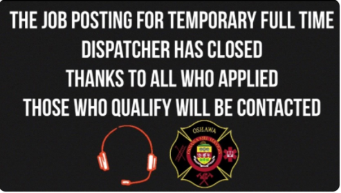 OshawaFire's tweet photo. Thank you to all who applied for the Fulltime Temporary Dispatcher position!  We wish all the applicants the best in the testing and look forward to introducing our newest member to the team as they join a career to be proud of!    

@oshawacity
@iafflocal465
#FireDispatchFriday https://t.co/7GQ8KoXumR