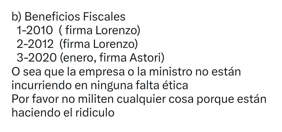 Arturo De León (@ardeleo) on Twitter photo 2023-02-24 23:08:33 @laderechadiario @LeichtFederico No viola ninguna ley y menos se aparta de la de transparencia publica
Tratá de informarte inútil
impo.com.uy/bases/leyes/19… @laderechadiario @LeichtFederico No viola ninguna ley y menos se aparta de la de transparencia publica
Tratá de informarte inútil
impo.com.uy/bases/leyes/19…