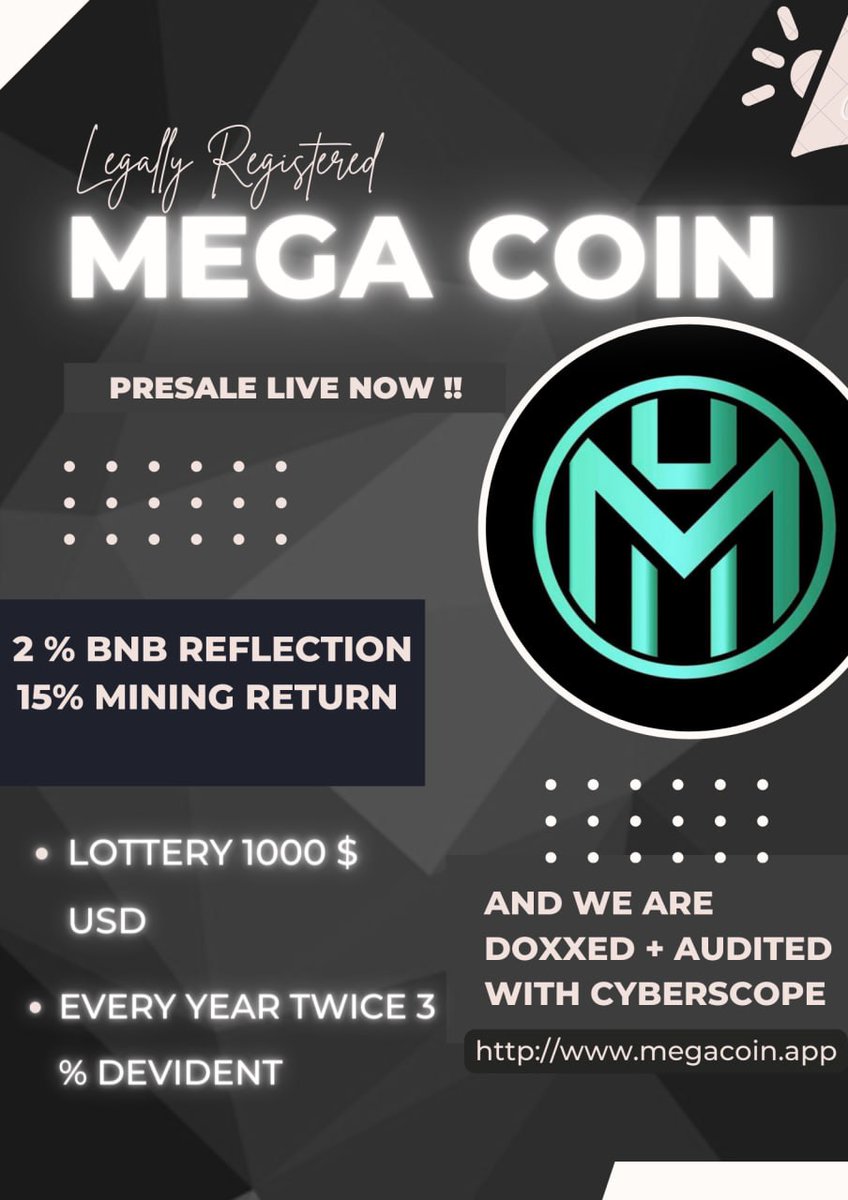Mega Coin Official tweet media