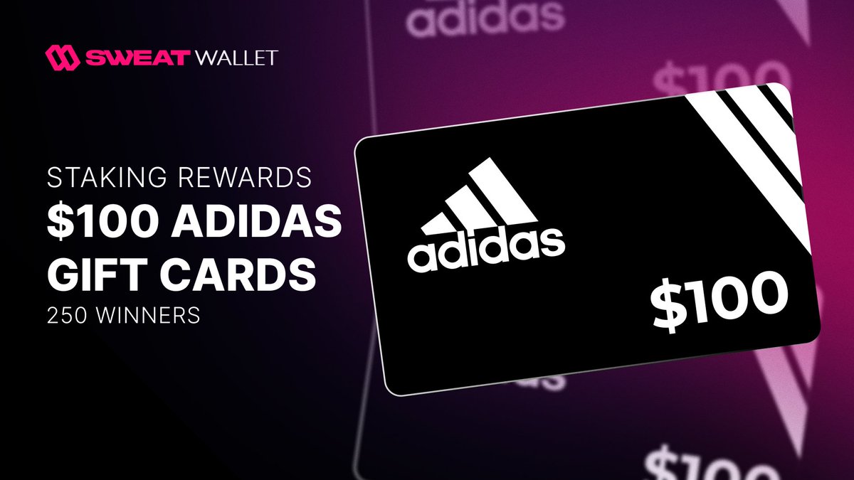 SweatEconomy's tweet photo. 250 @Adidas giftcards available in the Sweat Wallet!

What would you buy? 👟👇 https://t.co/Koh8Abdqlq