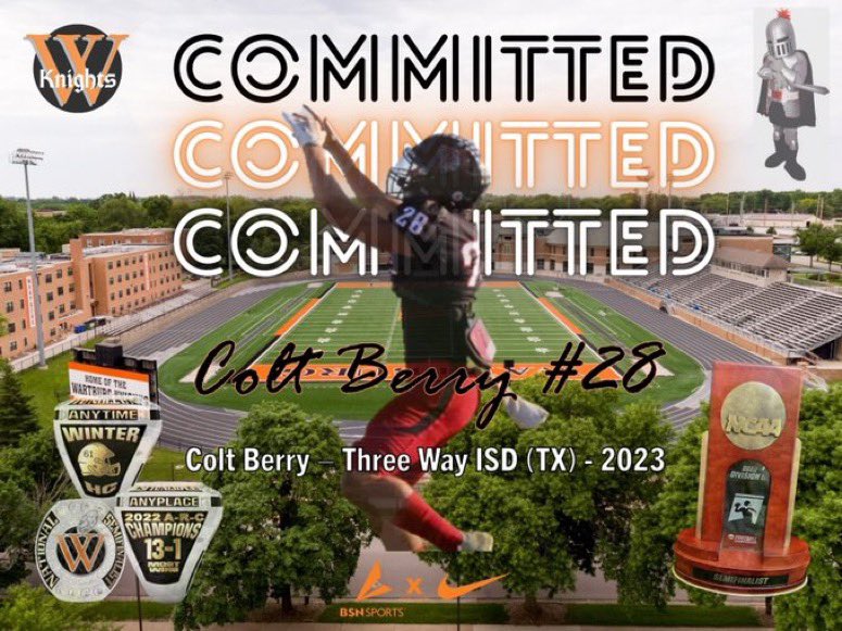 ColtBerry3's tweet photo. So extremely blessed to announce my commitment to play football @WartburgFB !!🧡🧡 @Coach_Lape_ @winterc22 https://t.co/kXI3sYKrIl