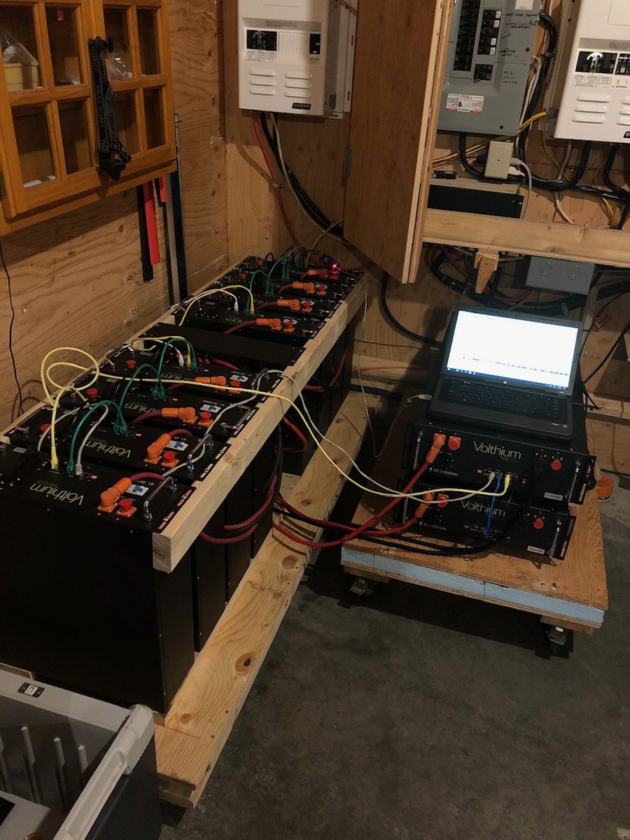 SolacityInc's tweet image. VOLTHIUM TO THE (OFF-GRID) RESCUE!

Steven build a beautiful house in the Quebec forests, completely off-grid. 

@SolacityInc @MidNiteSolar @volthium @MagnumInverters #GreenEnergy #solarpower #solarenergy #offgridliving